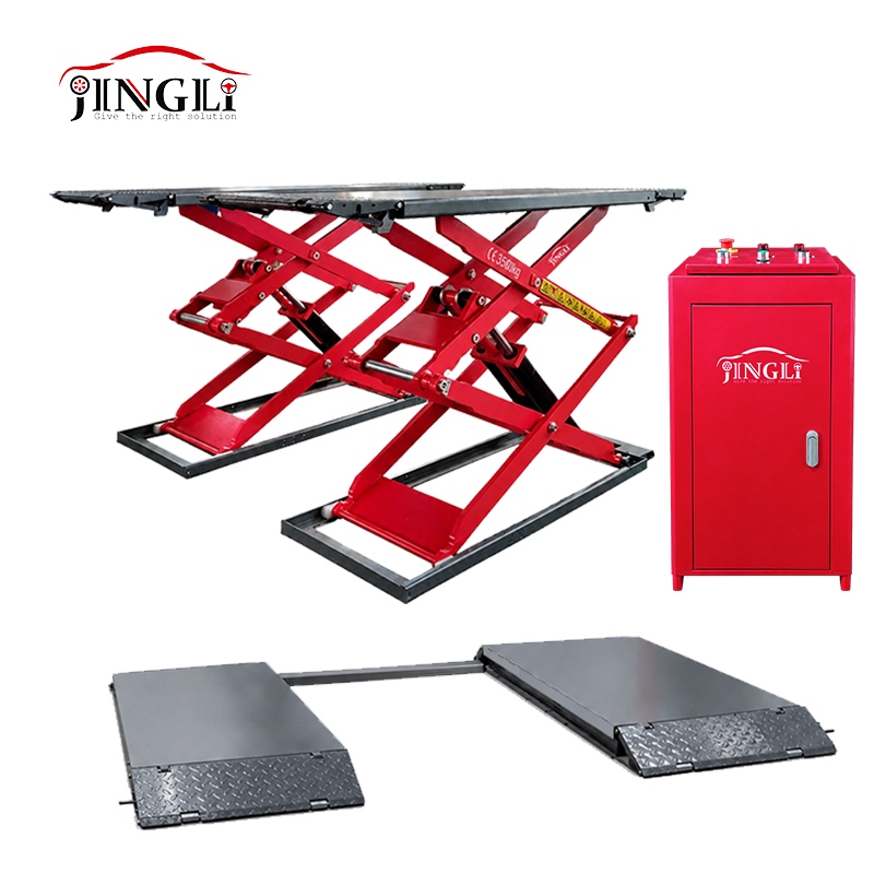 On-Ground Full-Rise Scissor Lift - JL300C-sideview4