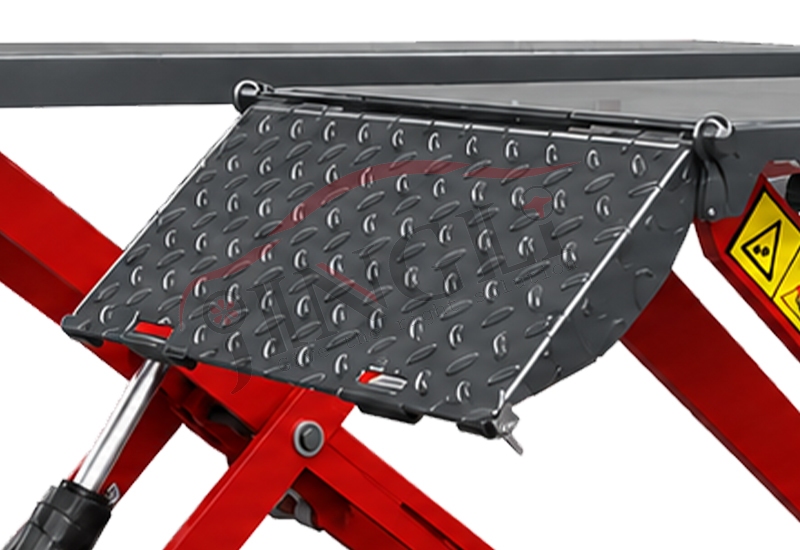 Portable Scissor Lift - YD-A2-High-Anti-Slip Diamond Plate Ramp